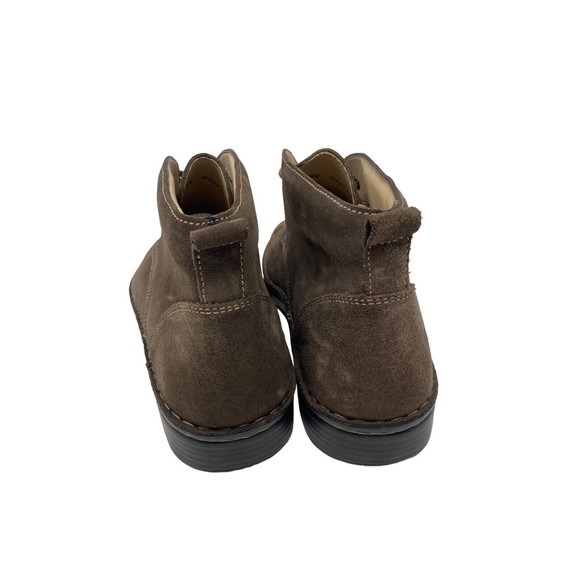 FINN COMFORT Brown Suede Leather Ankle Boots Men's Size 9.5 New - Picture 9 of 11